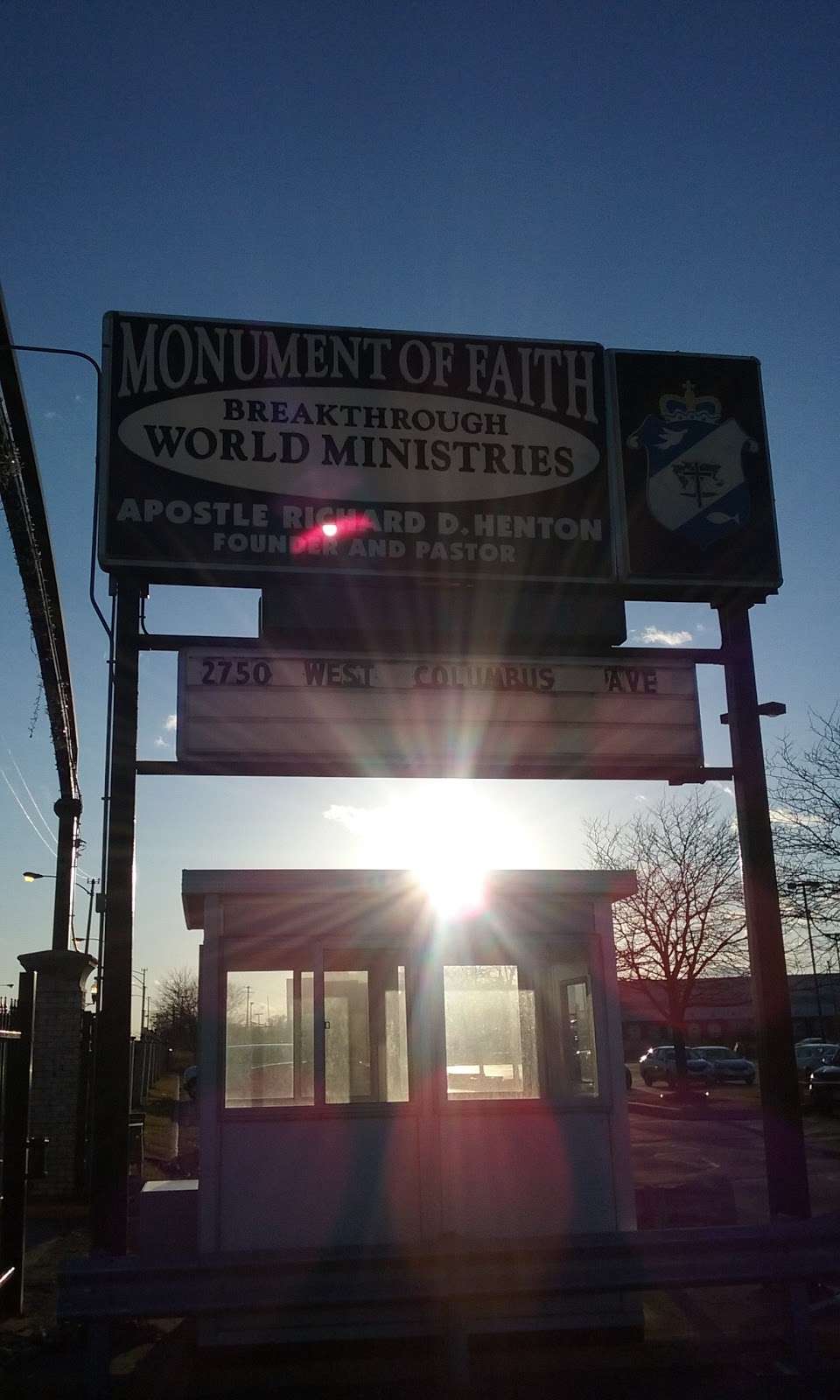 Monument Of Faith | 2750 W Columbus Ave, Chicago, IL 60652, USA | Phone: (773) 918-0180
