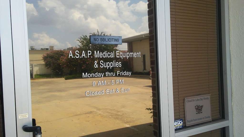 ASAP Medical Equipment | 16125 Timber Creek Pl Ln # 500, Houston, TX 77084, USA | Phone: (281) 463-6161