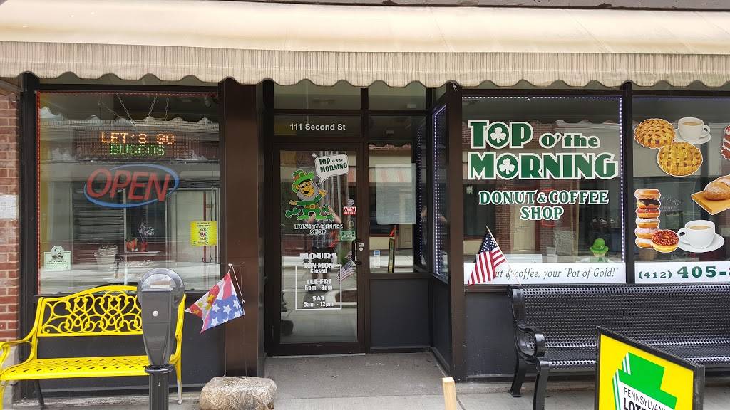 Top O The Mornin Donut And Coffee Shop | 111 S 2nd Ave, Elizabeth, PA 15037, USA | Phone: (412) 405-8435