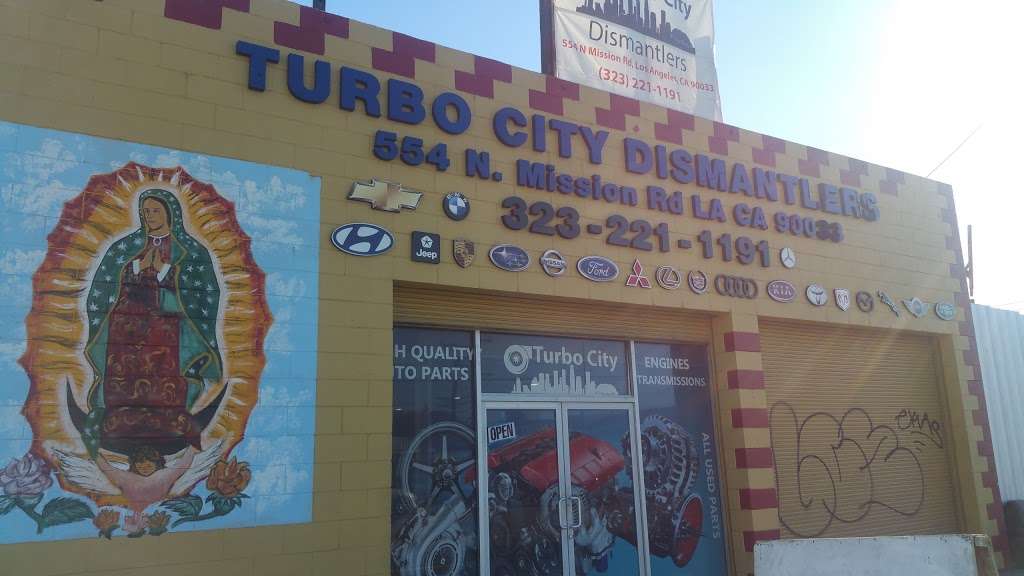 Turbo City Dismantlers | 554 N Mission Rd, Los Angeles, CA 90033 | Phone: (323) 221-1191