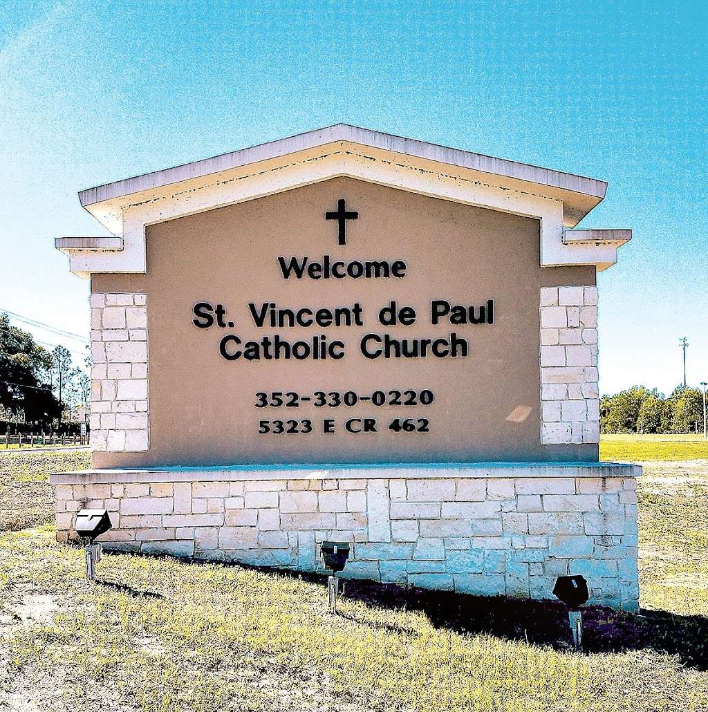 St. Vincent de Paul Catholic Church | 5323 E Co Rd 462, Wildwood, FL 34785, USA | Phone: (352) 330-0220