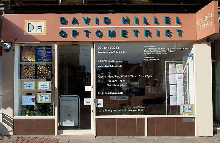 David Hillel Optometrist | 119 High Rd, London N2 8AG, UK | Phone: 020 8444 2233