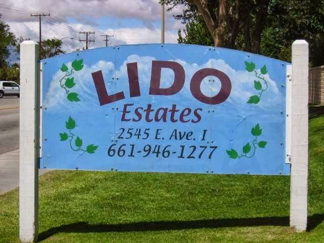 Lido Estates Mobile Home Community | Office, 2545 E Avenue I, Lancaster, CA 93535, USA | Phone: (661) 946-1277