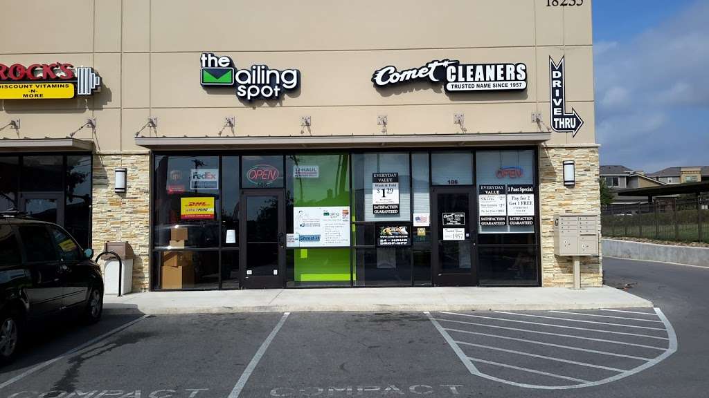 Comet Cleaners and Laundry San Antonio | 18235 Bulverde Rd Ste. 105, San Antonio, TX 78259, USA | Phone: (210) 562-3639