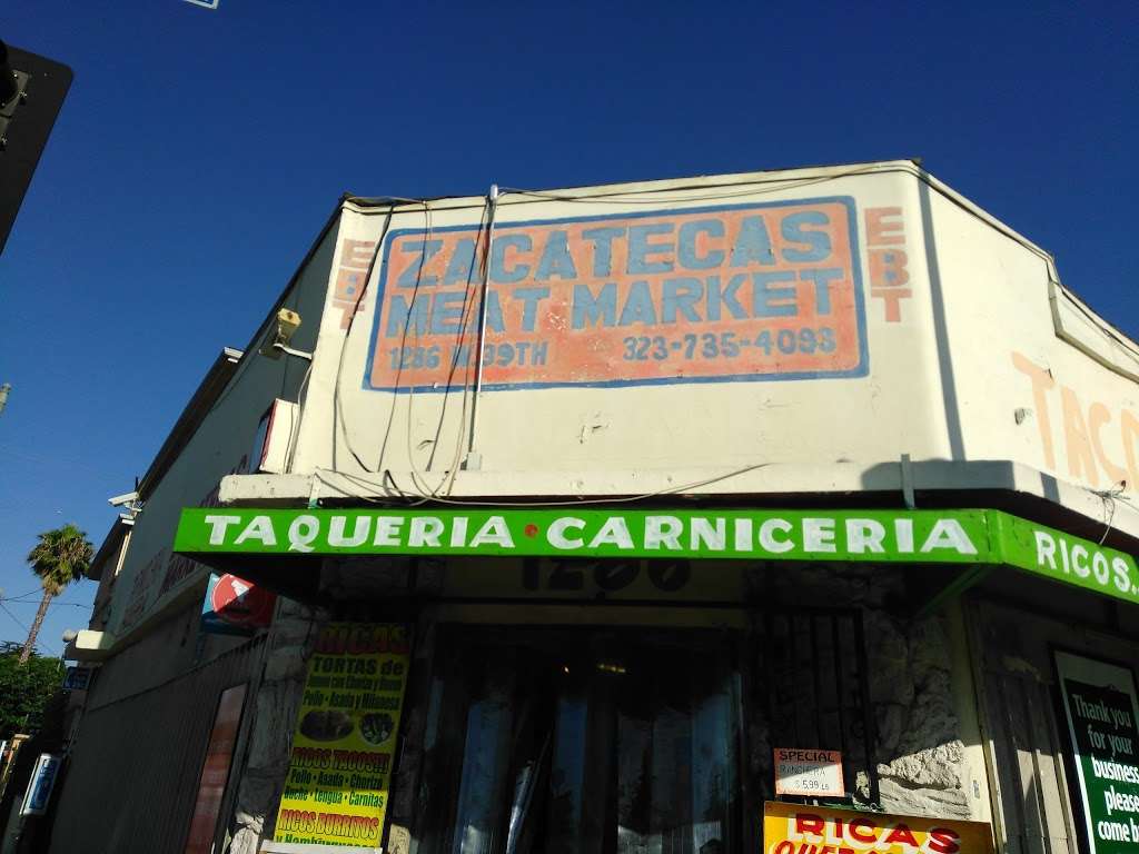 Zacatecas Meat Market | 1286 W 39th St, Los Angeles, CA 90037, USA | Phone: (323) 735-4093