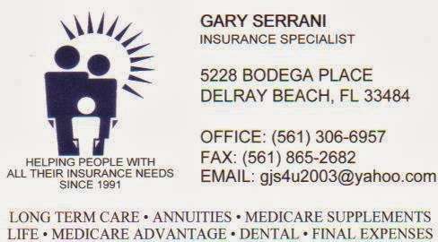 Gary Serrani Insurance | 5228 Bodega Pl, Delray Beach, FL 33484, USA | Phone: (561) 306-6957