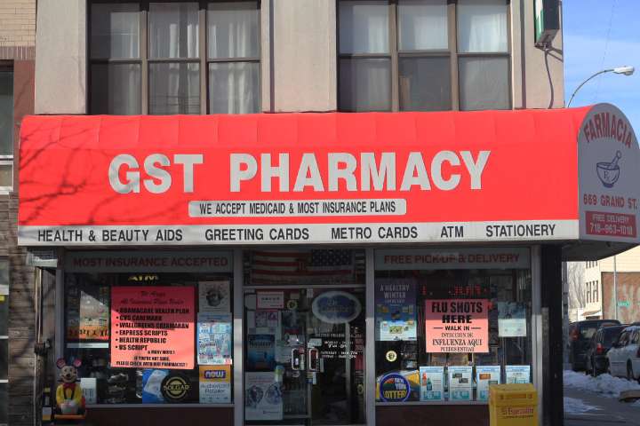 GST Pharmacy | 669 Grand St, Brooklyn, NY 11211, USA | Phone: (718) 963-1018