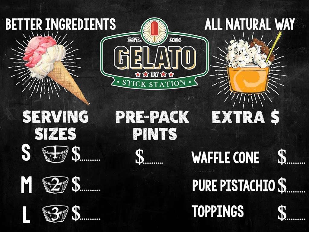 Gelato by Stick Station | 5454 E Washington Blvd, Commerce, CA 90040, USA | Phone: (323) 246-4441