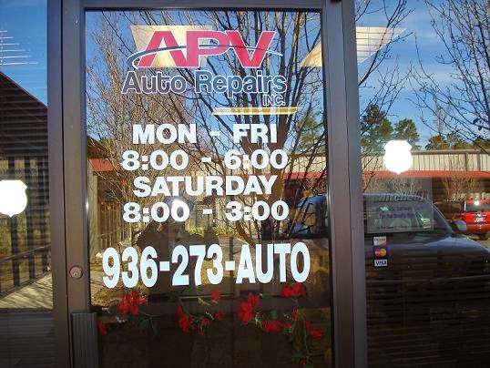 APV Auto Repairs Inc | 17530 FM1314, Conroe, TX 77302, USA | Phone: (281) 429-2886