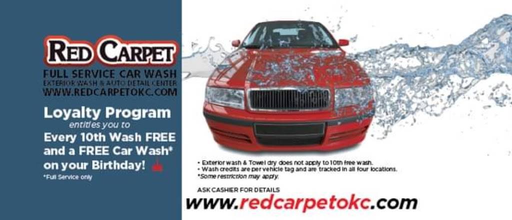 Red Carpet Car Wash | 6405 N May Ave, Oklahoma City, OK 73116, USA | Phone: (405) 840-4477