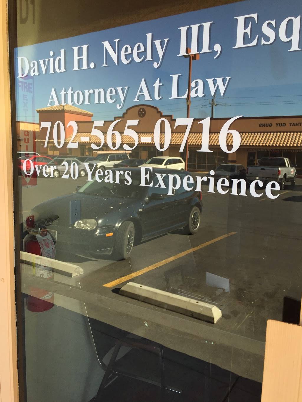 David H. Neely III Esq. Attorney at Law | 3520 E Tropicana Ave d, Las Vegas, NV 89121, USA | Phone: (702) 565-0716