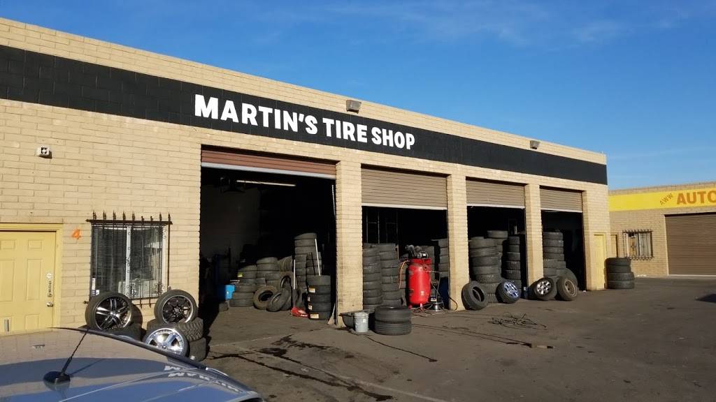 Martins Tire Shop | 710 E Broadway Rd UNIT 4, Mesa, AZ 85204, USA | Phone: (480) 332-5543