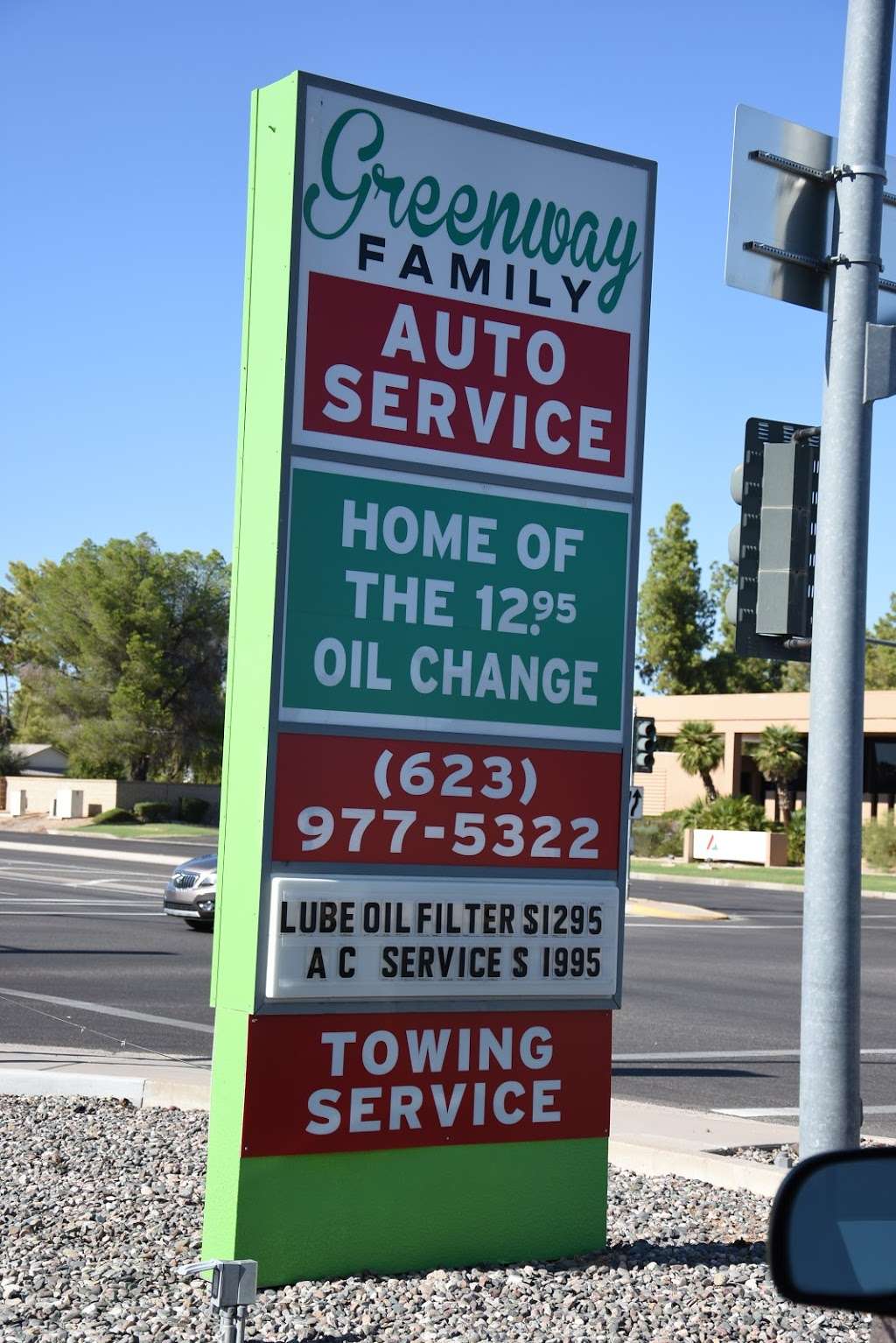 Greenway Family Auto Service | 15030 N 99th Ave, Sun City, AZ 85351, USA | Phone: (623) 977-5322