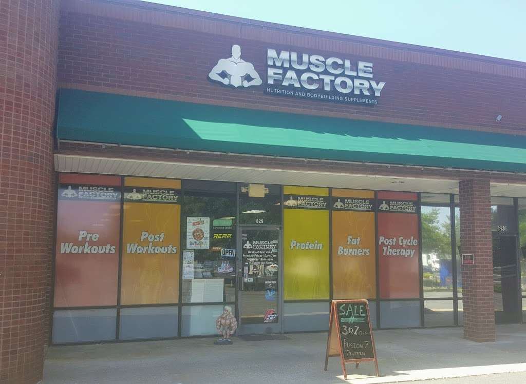 Muscle Factory - Nutrition Supplements | 829 Crossroads Plaza, Fort Mill, SC 29708, USA | Phone: (803) 802-0737