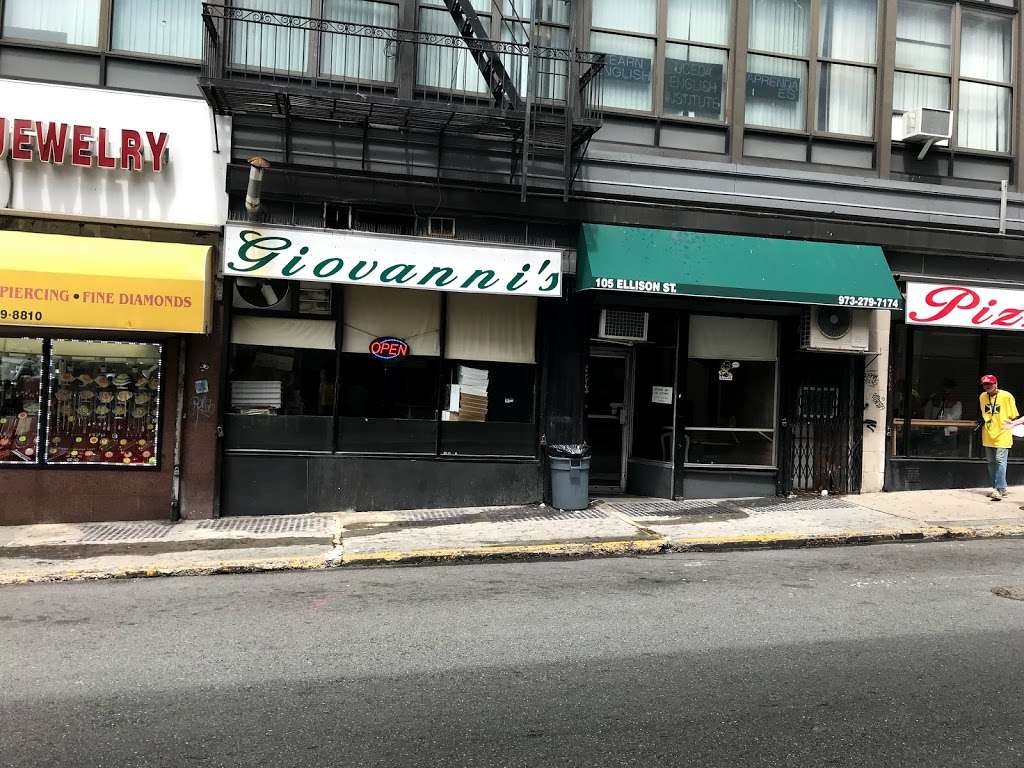 Giovannis Pizza | 105 Ellison St, Paterson, NJ 07505, USA | Phone: (973) 279-7174
