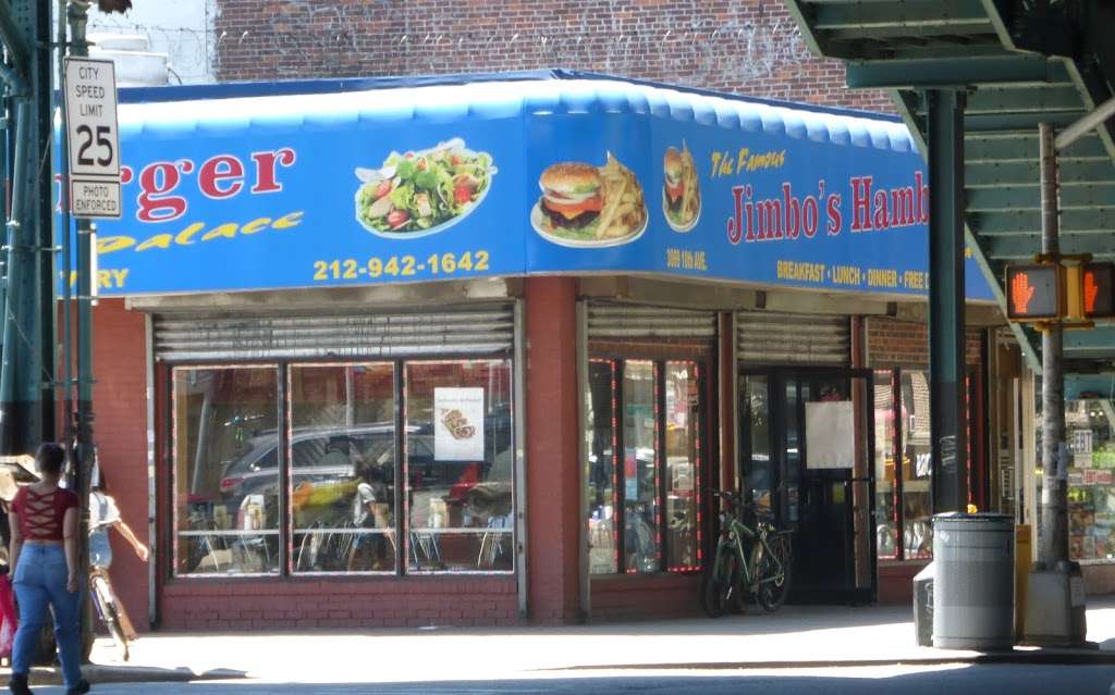 Jimbos Hamburger Palace | 3869 10th Ave, New York, NY 10034, USA | Phone: (212) 942-1642