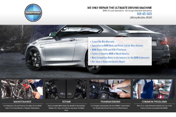 Bimmer Repair | 2340 Irving Blvd, Dallas, TX 75207, USA | Phone: (469) 471-6433