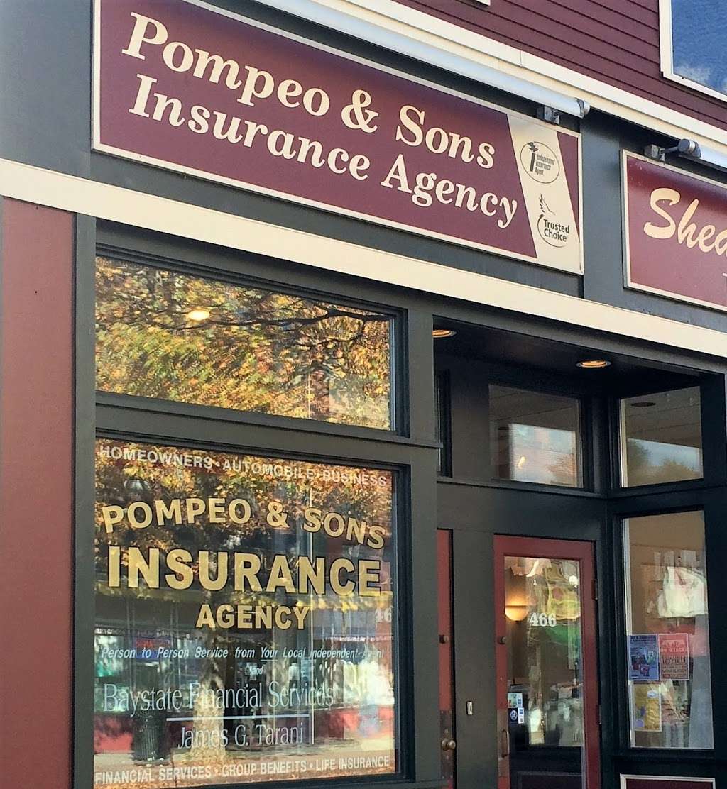 Pompeo & Sons Insurance Inc | 464 High St, Medford, MA 02155, USA | Phone: (781) 391-1630