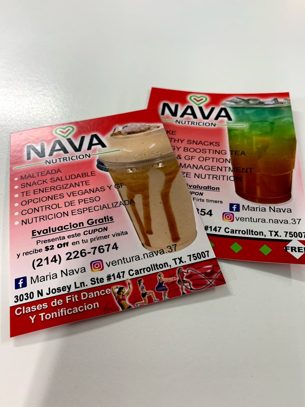 Nava nutrición | 3030 N Josey Ln Suite#147, Carrollton, TX 75007 | Phone: (214) 226-7674