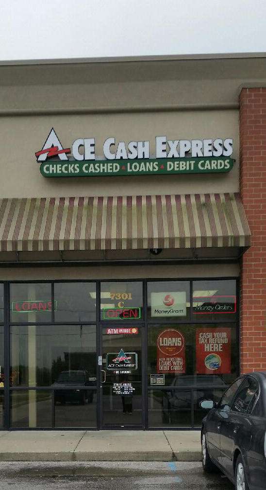 ACE Cash Express - ATM | 7301 W 10th St Ste C, Indianapolis, IN 46214, USA | Phone: (317) 209-8385