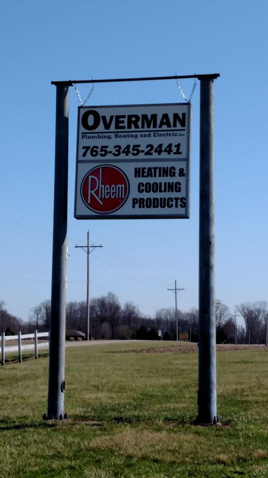 Overman Plumbing, Heating, and Electric, Inc. | 8071 W County Rd 750 S, Knightstown, IN 46148, USA | Phone: (765) 345-2441