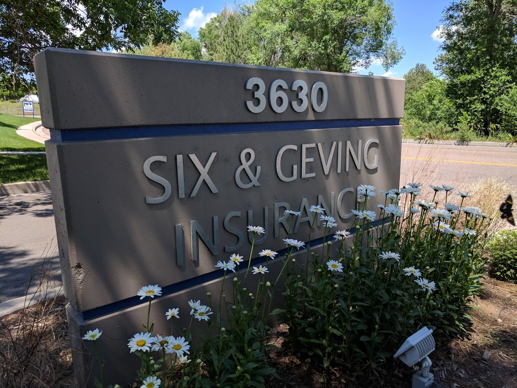 Six & Geving Insurance Inc | 3630 Sinton Rd # 200, Colorado Springs, CO 80907, USA | Phone: (719) 590-9990