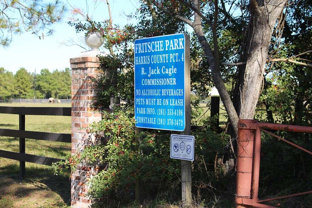 Fritsche Park | 10603 Fritsche Cemetery Rd, Cypress, TX 77429, USA | Phone: (281) 353-8100