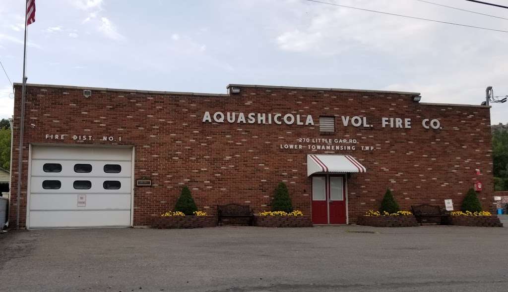 Aquashicola Volunteer Fire Company | 270 Little Gap Rd, Palmerton, PA 18071, USA | Phone: (610) 826-2066