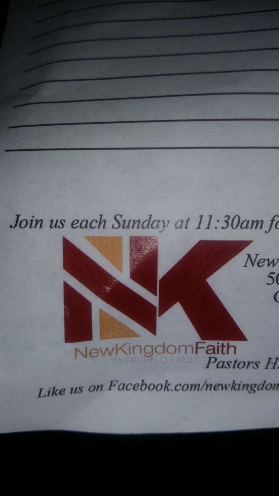 New Kingdom Faith Christian Church | 500 McCormick Dr h, Glen Burnie, MD 21061, USA | Phone: (410) 553-4566