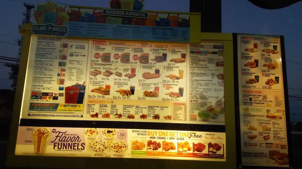 Sonic Drive-In | 4610 Route 9 South, Howell, NJ 07731, USA | Phone: (732) 367-2000