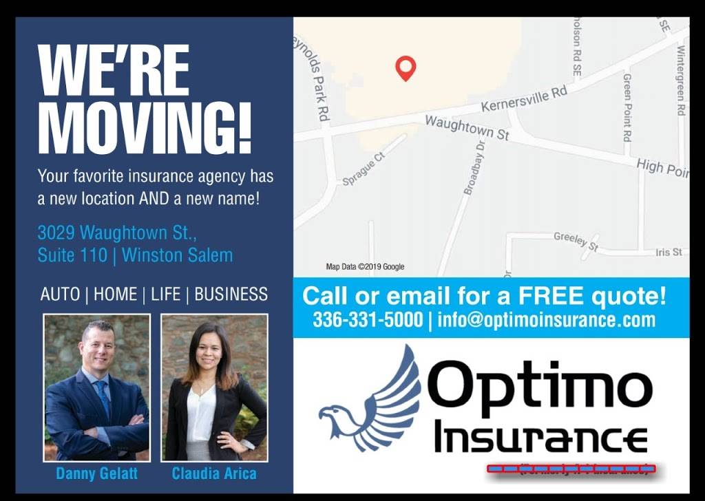 Optimo Insurance | 3029 Waughtown St Suite 110, Winston-Salem, NC 27107, USA | Phone: (336) 331-5000