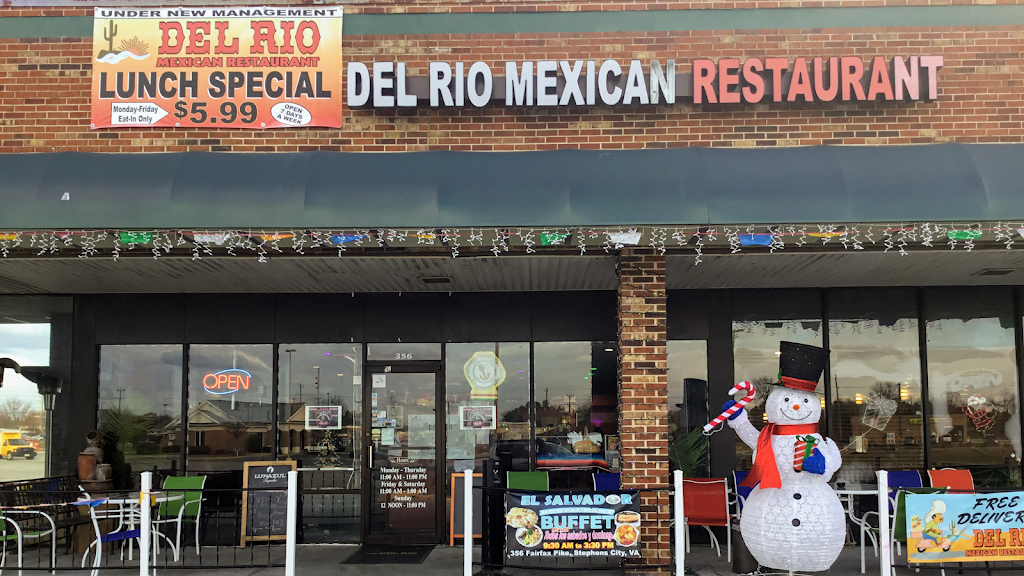 Del Rio Mexican Restaurant | 2968, 356 Fairfax Pike, Stephens City, VA 22655, USA | Phone: (540) 868-0111