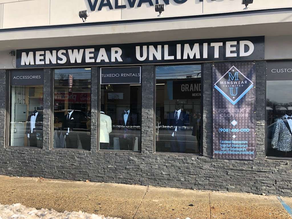 Menswear Unlimited | 339 W St Georges Ave 1st floor, Linden, NJ 07036 | Phone: (908) 486-0110