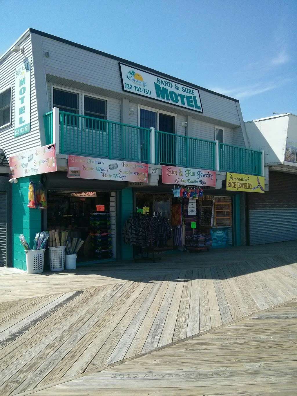 Sand and Surf Motel | 1201 Ocean Terrace, Seaside Heights, NJ 08751 | Phone: (732) 793-7311