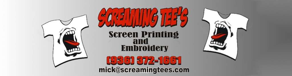 Screaming Tees - Custom Tshirts, Embroidery | 24715 Farm to Market Rd 1488 #7, Magnolia, TX 77355, USA | Phone: (936) 372-1661