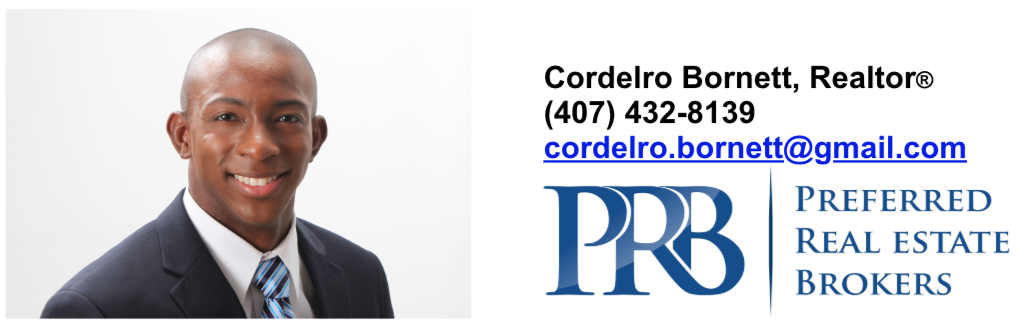 Cordelro Bornett with Preferred Real Estate Brokers | 11206 Stone Gate Ct, Orlando, FL 32837 | Phone: (407) 432-8139