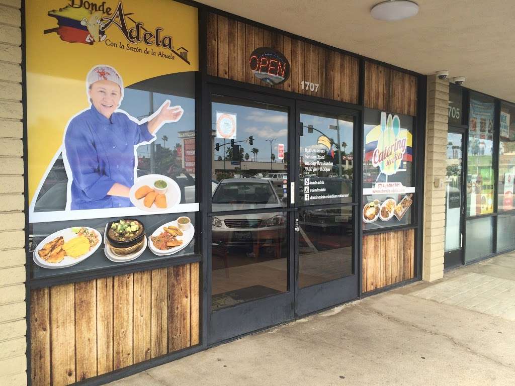 Donde Adela Colombian Restaurant | 1707 W Chapman Ave, Orange, CA 92868 | Phone: (714) 940-1701