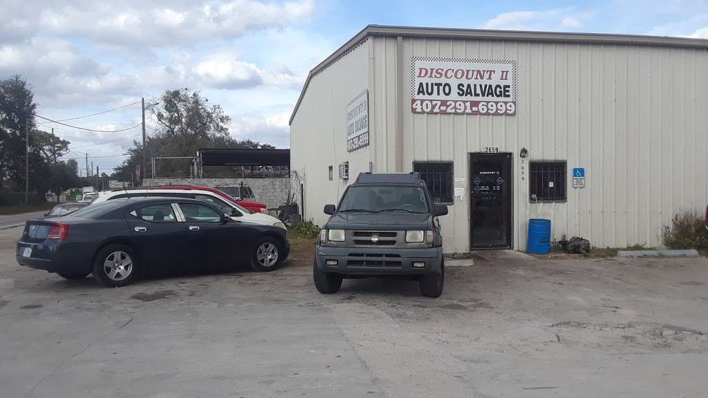 Discount II Auto Salvage | 2659 Apopka Blvd, Apopka, FL 32703, USA | Phone: (407) 291-6999