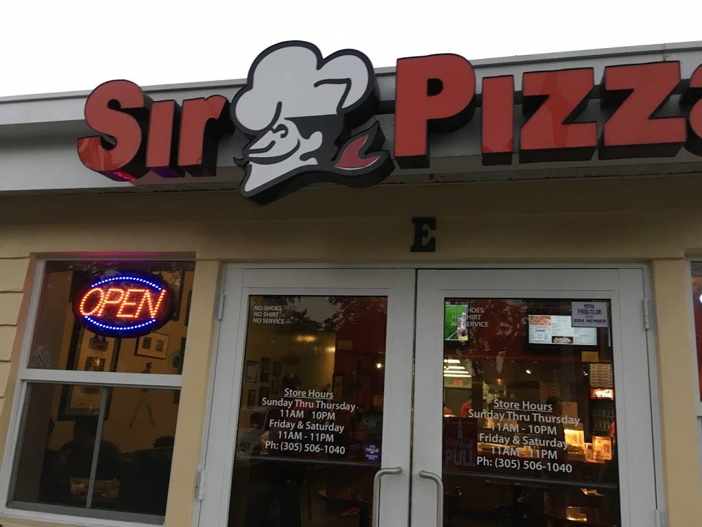 Sir Pizza | 7290 SW 168th St, Palmetto Bay, FL 33157, USA | Phone: (305) 506-1040