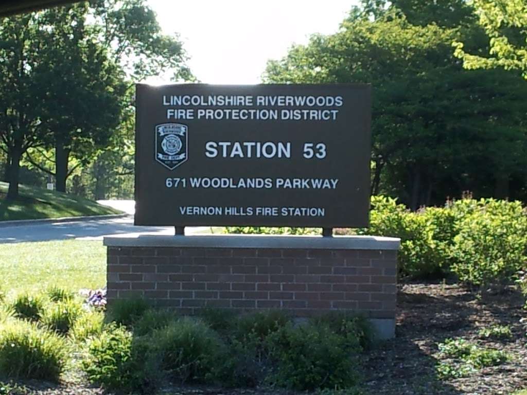 Lincolnshire Riverwoods Fire Protection District Station 53 | 671 Woodlands Pkwy, Vernon Hills, IL 60061, USA | Phone: (847) 634-2512