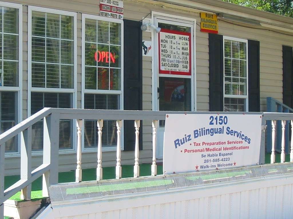 Ruiz Bilingual Services | 2150 Mustang Rd, Alvin, TX 77511, USA | Phone: (281) 585-4223