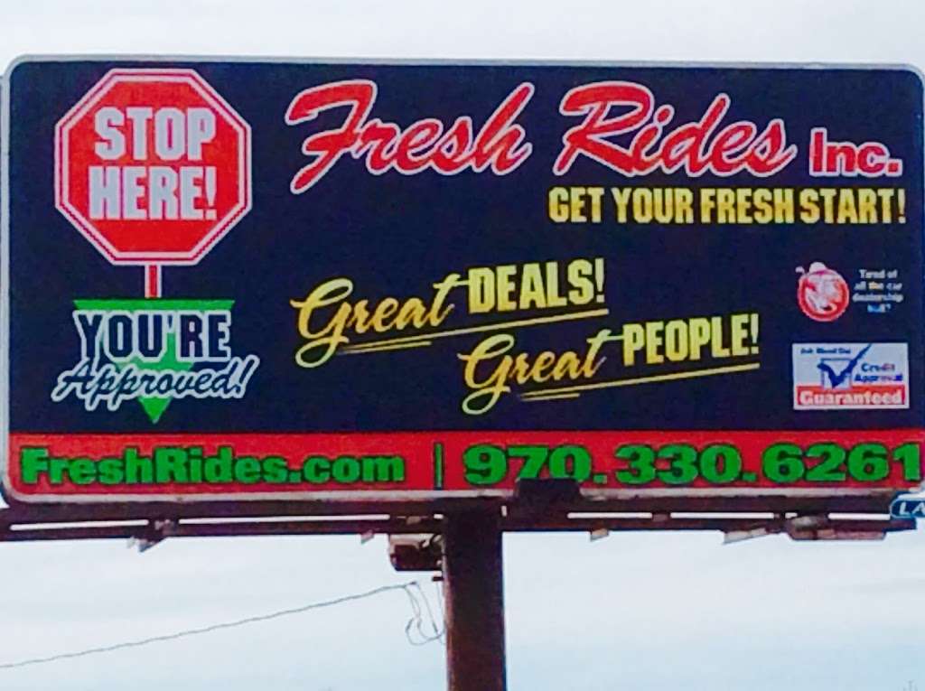 Fresh Rides Inc | 3919 State St, Evans, CO 80620, USA | Phone: (970) 330-6261