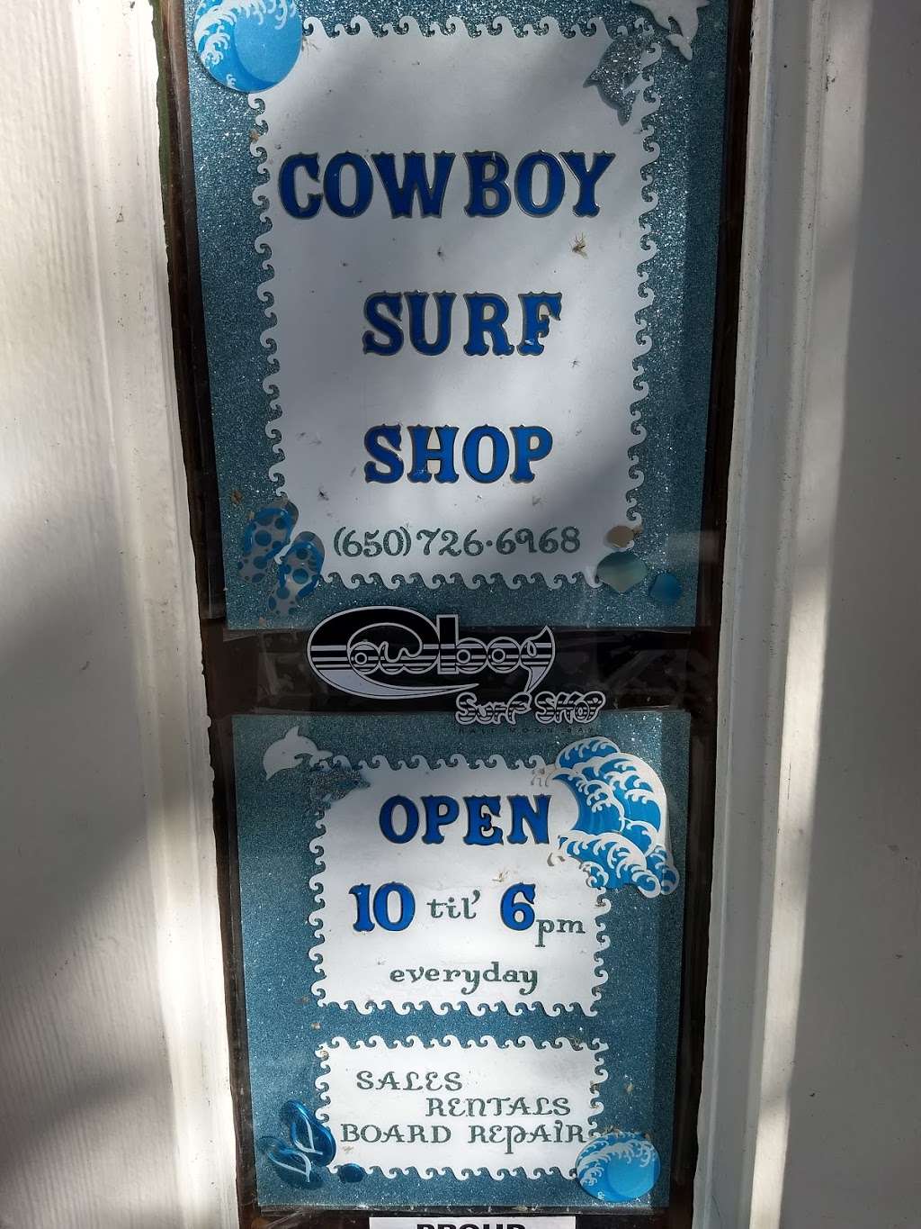 Cowboy Surf Shop | 2830 Cabrillo Hwy N, Half Moon Bay, CA 94019 | Phone: (650) 726-6968