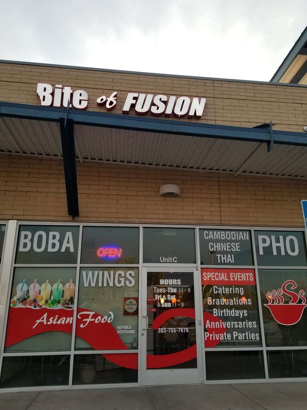 Bite of FUSION | 2301, 1155 S Tower Rd unit c, Aurora, CO 80017, USA | Phone: (303) 755-7676
