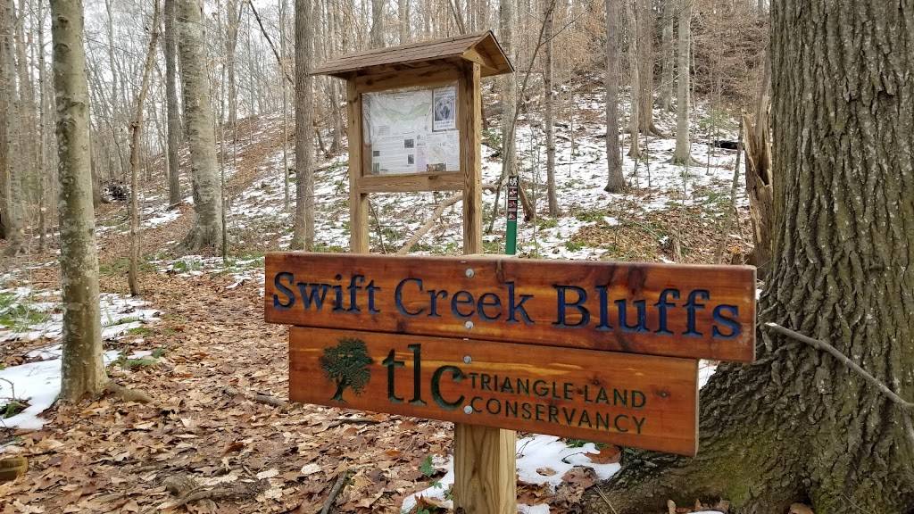 Swift Creek Bluffs Nature Preserve | 7800 Holly Springs Rd, Raleigh, NC 27606, USA | Phone: (919) 908-8809