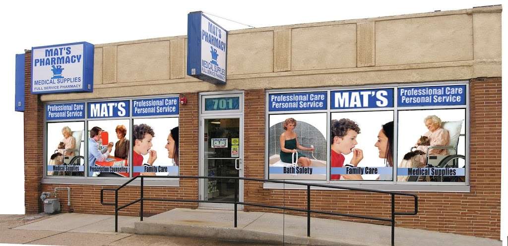 Mats Pharmacy & Medical Supply | 701 Bristol Pike, Croydon, PA 19021, USA | Phone: (215) 785-3537