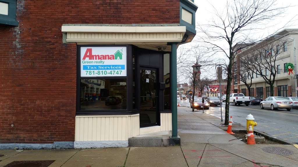 Amana Green Realty | 30 Revere Beach Pkwy unit 2, Revere, MA 02151, USA | Phone: (781) 810-4747