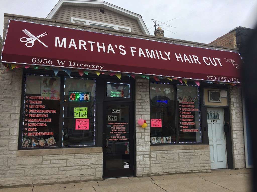 Marthas Family Hair Cut Inc. | 6956 W Diversey Ave, Chicago, IL 60707, USA | Phone: (773) 688-5449