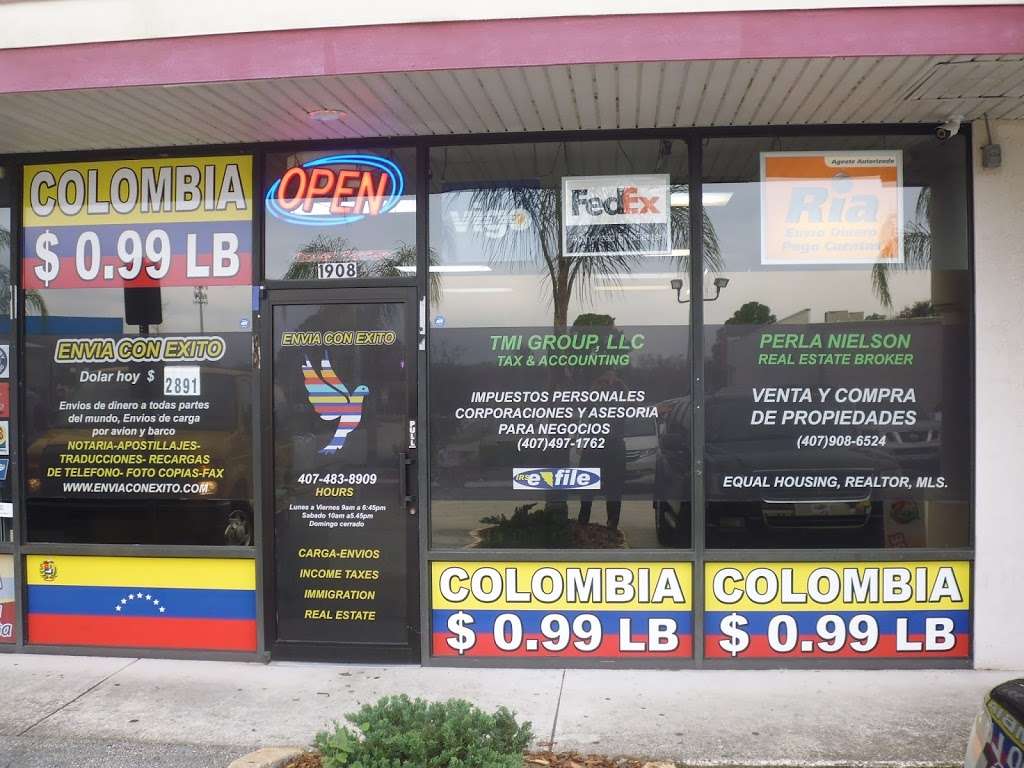 Envia Con Exito | 1908 E Osceola Pkwy, Kissimmee, FL 34743, USA | Phone: (407) 483-8909