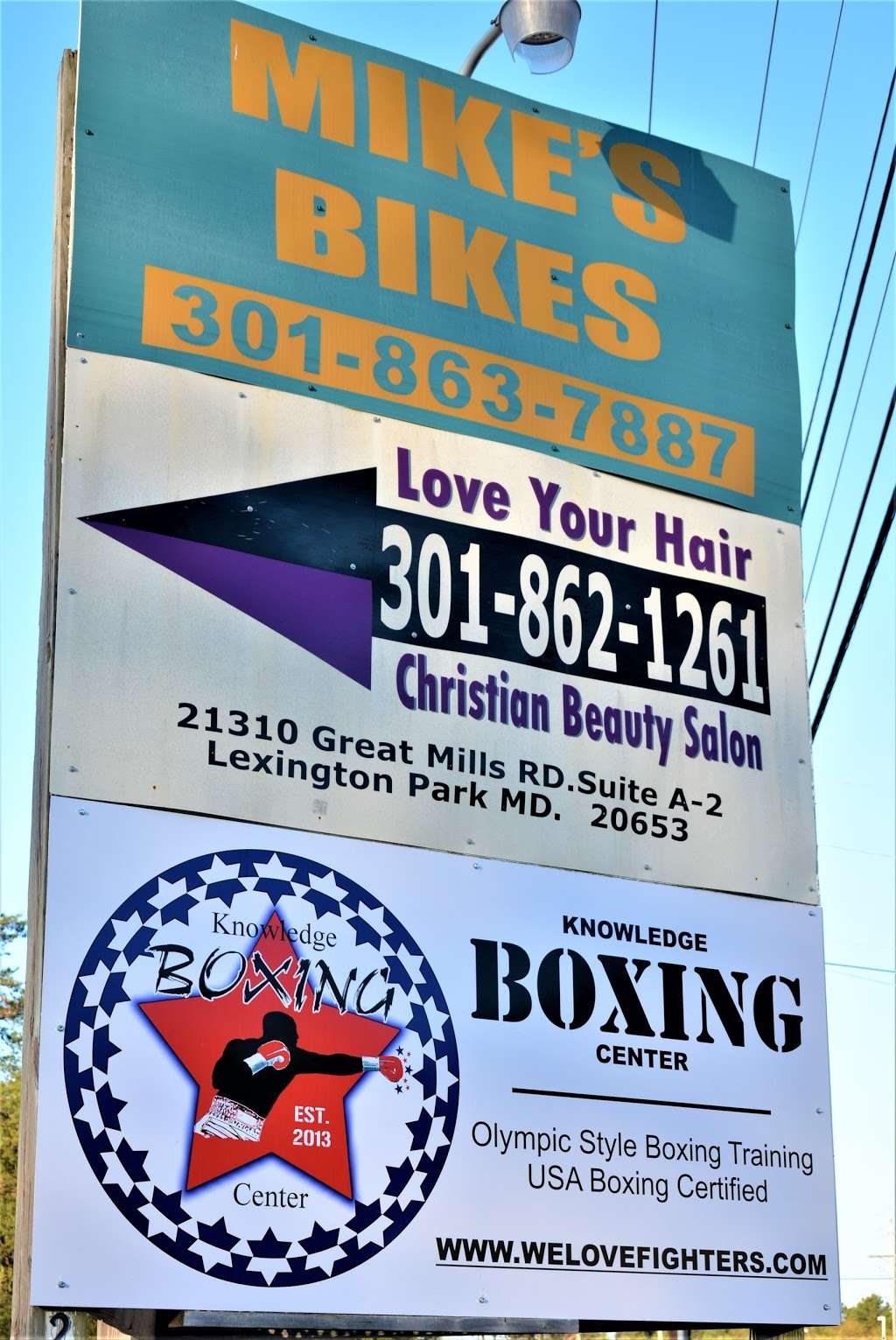 Knowledge Boxing Center | 21310 Great Mills Rd, Lexington Park, MD 20653, USA